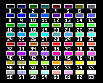 64 Colors RGB